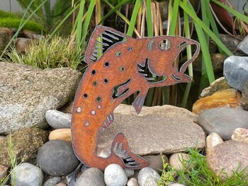 Садовая скульптура "Рыба"