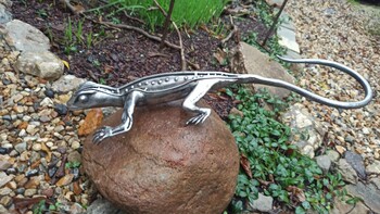 Кованая ящерица. Ручная работа кузница Qgarden