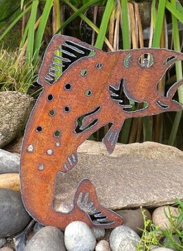 Садовая скульптура "Рыба"
