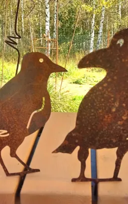 Садовая фигурка "Вороны"